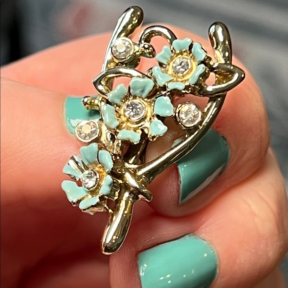 Adorable Pair of Vintage Lucky Horse Shoe Brooch and Good Luck Wishbone Brooch - Picture 3 of 4